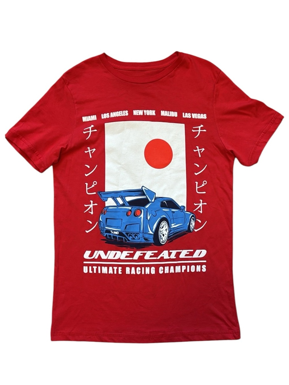 Men’s Street Race Car Graphic Short Sleeve T Shirt size Medium